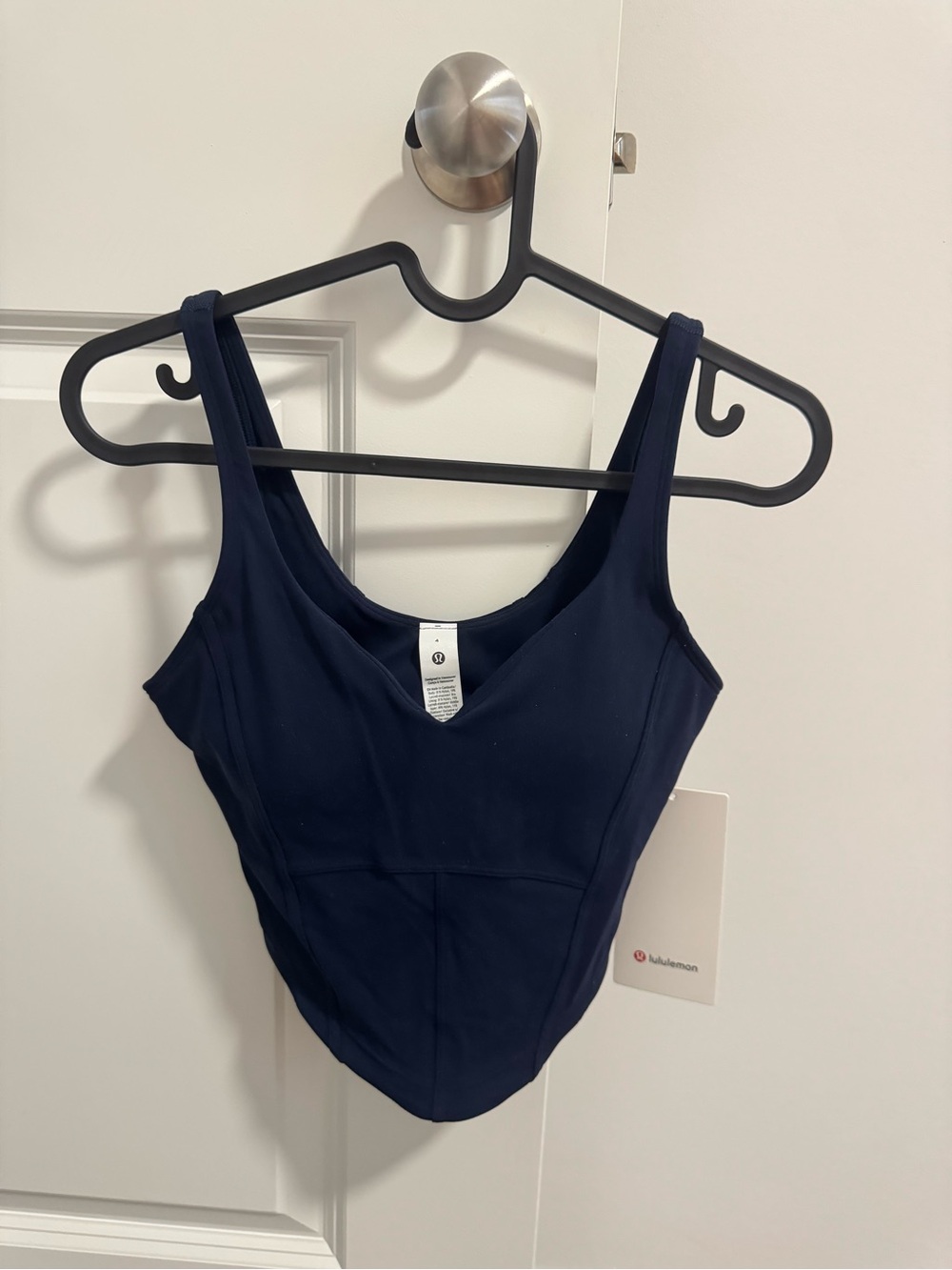 BNWT lululemon Corset tank with bra